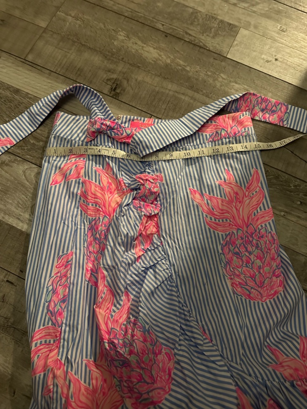 Lilly Pulitzer Larissa Maxi Set in Rum Swizzle Blue Peri - Picture 11 of 12